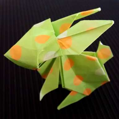 Origami bunny.