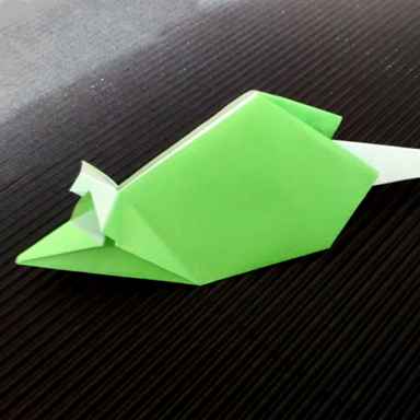 Origami mouse.